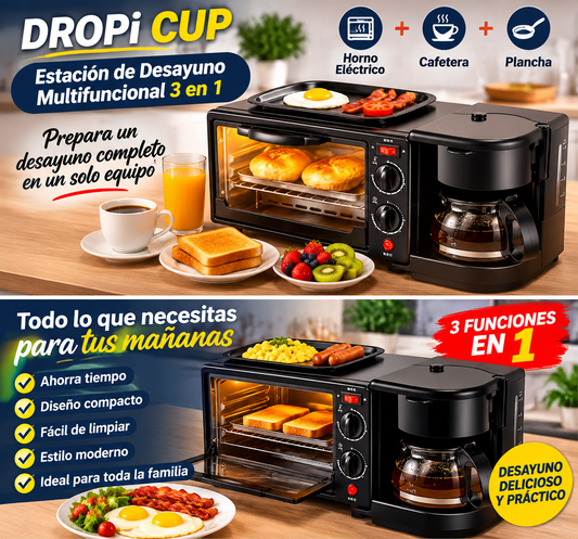 Estación Desayuno Multifuncional 3 en 1
